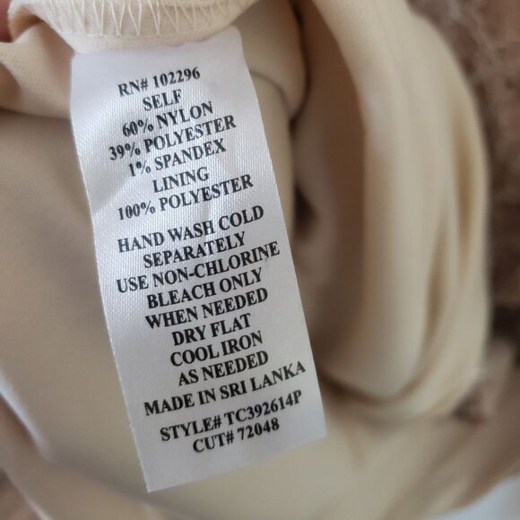 NWT Connected Apparel Womens 4P Sleeveless Lace Gown Formal Eveningwear Elegant - Picture 6 of 9